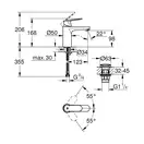 Grohe Eurosmart Смеситель раковины, хром (23926000)