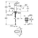 Grohe Eurosmart New смеситель для раковины, хром (23989003)