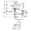 Grohe Start смеситель раковины, чёрный (242092432)