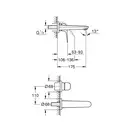 Grohe Euroeco New смеситель, хром (24274001)