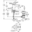 Grohe Swift смеситель для раковины, хром (24316001)