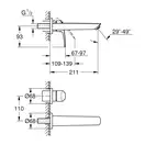 Grohe Eurosmart New смеситель, чёрный (293382433)
