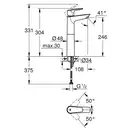 Grohe BauEdge New смеситель для раковины, хром (32860001)