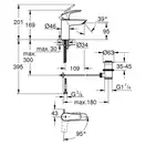 Grohe Eurosmart смеситель раковины, чёрный (329262433)