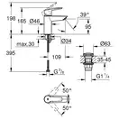 Grohe QuickFix Start смеситель, чёрный (CV036251)