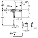 Grohe Bau Cosmopolitan E смеситель, хром (CV036263)