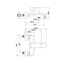 AIM DG01230 Змішувач ванни, хром (DG01230) (DG01230 chrome)