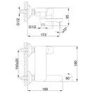 FRAP F3234 змішувач для ванни, хром (F3234)