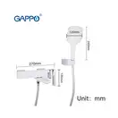 GAPPO G3217-8 змішувач для ванни, хром