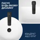 Grohe Dice змішувач для ванни, чорний матовий (1018722430)
