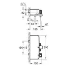 Grohe Grohtherm SmartControl термостат, чорний (102168kf00)