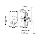 Grohe Swift Змішувач для ванни, хром (24336001)