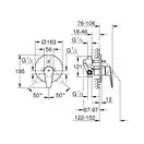 Grohe BauEdge New змішувач, хром (29079001)