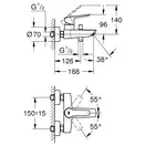 Grohe Start змішувач для ванни, чорний (322782432)