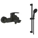 Grohe Eurosmart змішувач для ванни, чорний (333002433) (333002433+261622433)