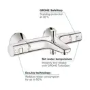 Grohe Precision Start змішувач для ванни, хром (34598000)