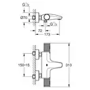 Grohe Grohtherm 1000 Термостат, хром (34830000)