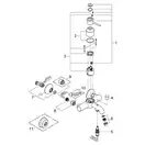 Grohe BauClassic змішувач ванни, хром (CV032464)