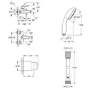 Grohe QuickFix Start Змішувач для ванни, чорний (CV032747)