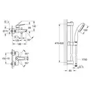Grohe Start змішувач ванни, чорний (ua30330702)