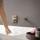 Hansgrohe Finoris змішувач ванни, бронза (76415140)