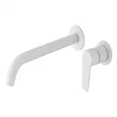 AIM DG504 змішувач для раковини, білий (DG504) (DG504 frosted white)