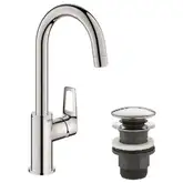 Grohe BauLoop смеситель для раковины, хром (23891001)