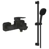 Grohe Cubeo змішувач чорний (1018132430+267482433)