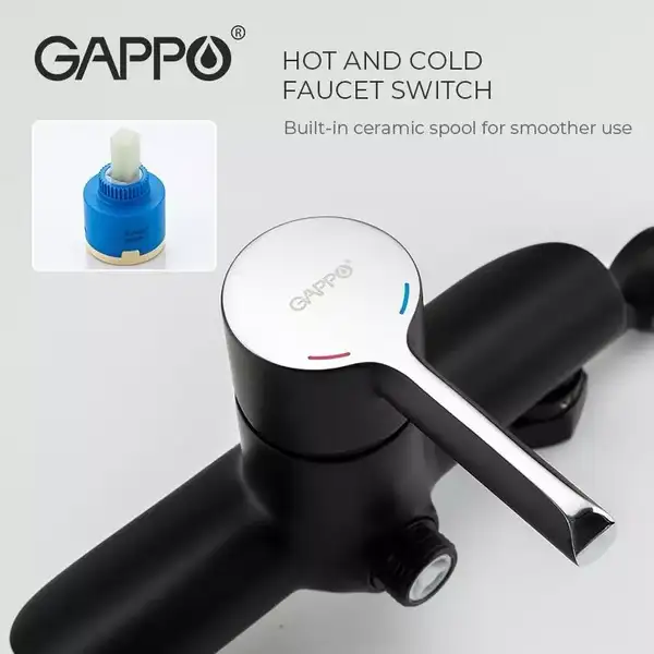 GAPPO G2003-6 смеситель для душа, хром (G2003-6)