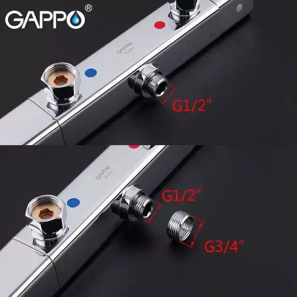 GAPPO G2091 смеситель для душа, хром (G2091)
