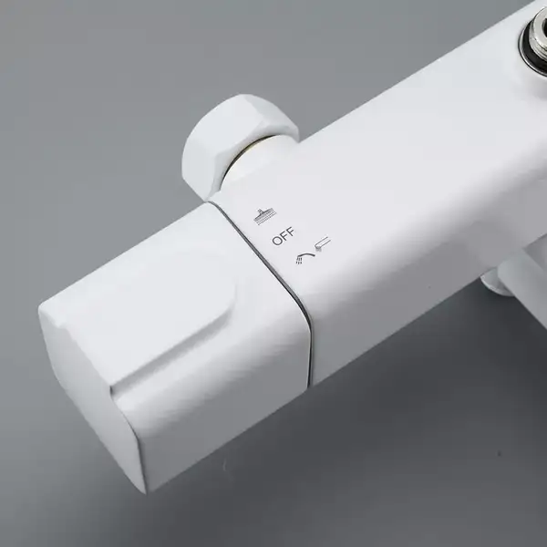 GAPPO G2491-8 душевая система, белая (G2491-8)