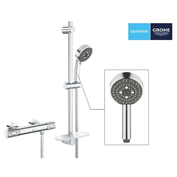 Grohe Precision Feel термостат душа, хром (34791000)
