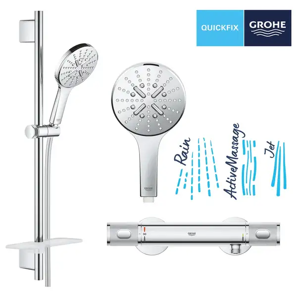 Grohe Precision Feel смеситель душа, хром (ua202908t2)