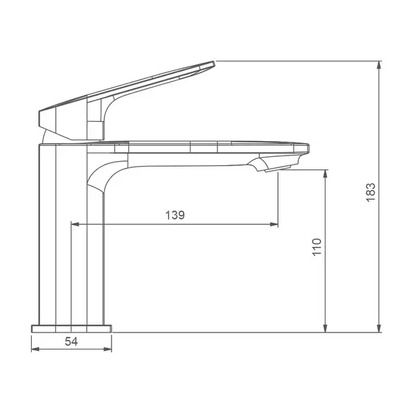 GAPPO G1028 Смеситель для раковины, хром (G1028)