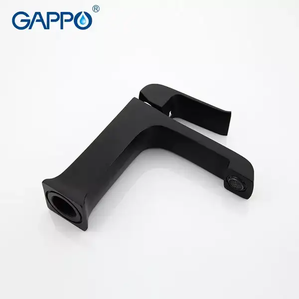 GAPPO G1050 смеситель для раковины, чёрный (G1050)