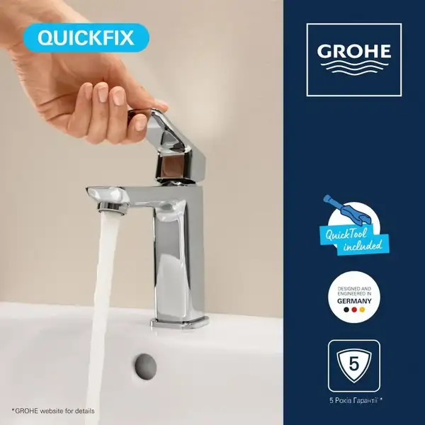 Grohe Dice смеситель для раковины, хром (1018320000)