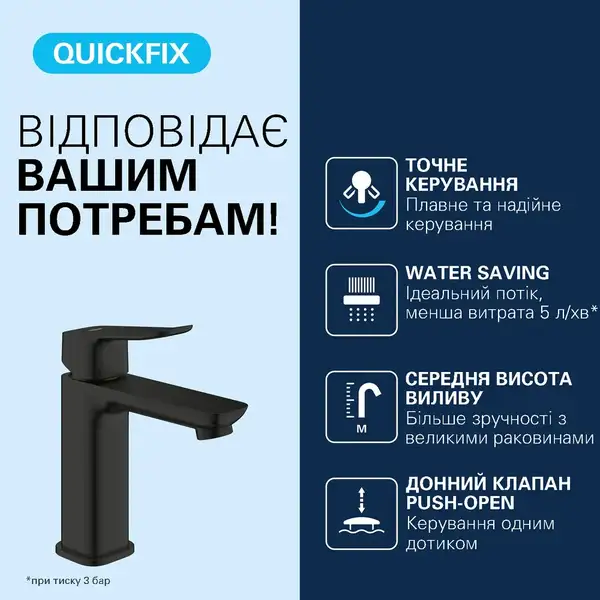 Grohe Dice смеситель для раковины, матовый чёрный (1018332430)