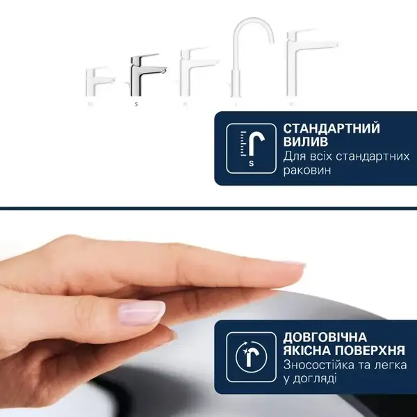 Grohe Dice смеситель для раковины, хром (1018570000)