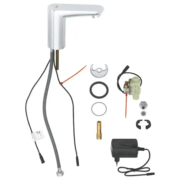 Grohe Euroeco E смеситель для раковины, хром (CV036611)