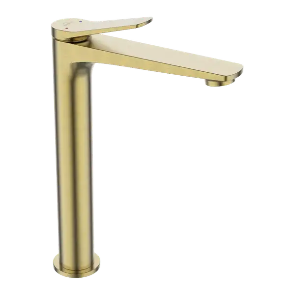Invena Alonia смеситель для раковины, золото (BU-70-W09)