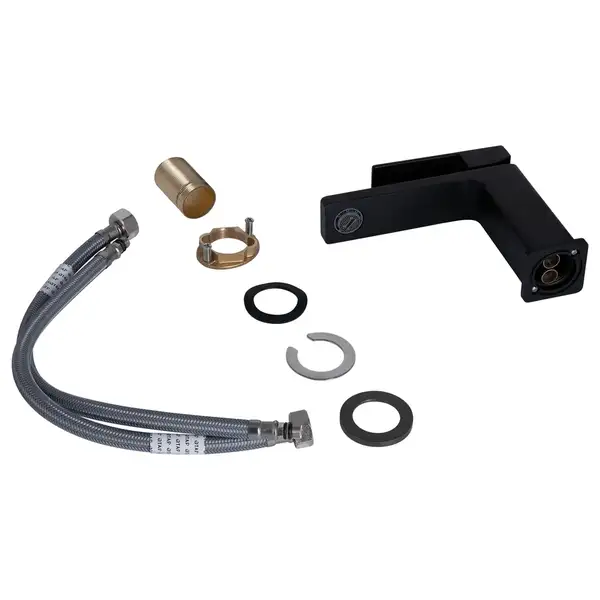 Qtap Gemini Змішувач, чорний (QTGEM270BLM45674)
