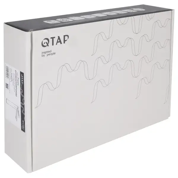 Qtap Presto змішувач, чорний (QTPRE269GRP45582)