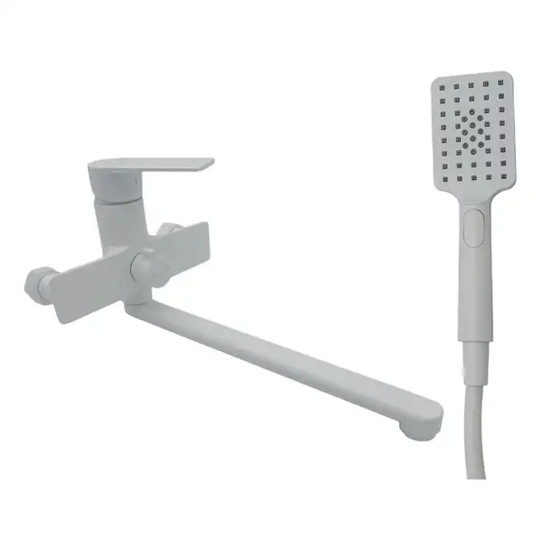 AIM DG01153 змішувач ванни, білий (DG01153) (DG01153 frosted white)