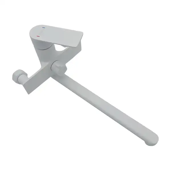 AIM DG01153 змішувач ванни, білий (DG01153) (DG01153 frosted white)