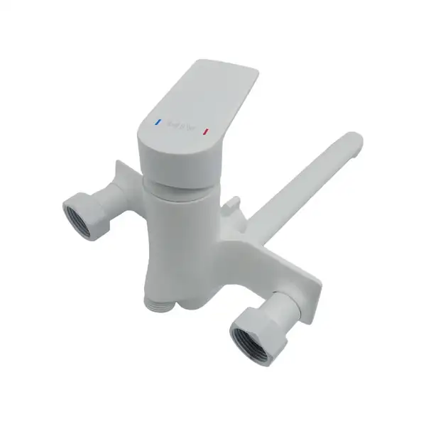 AIM DG01153 змішувач ванни, білий (DG01153) (DG01153 frosted white)