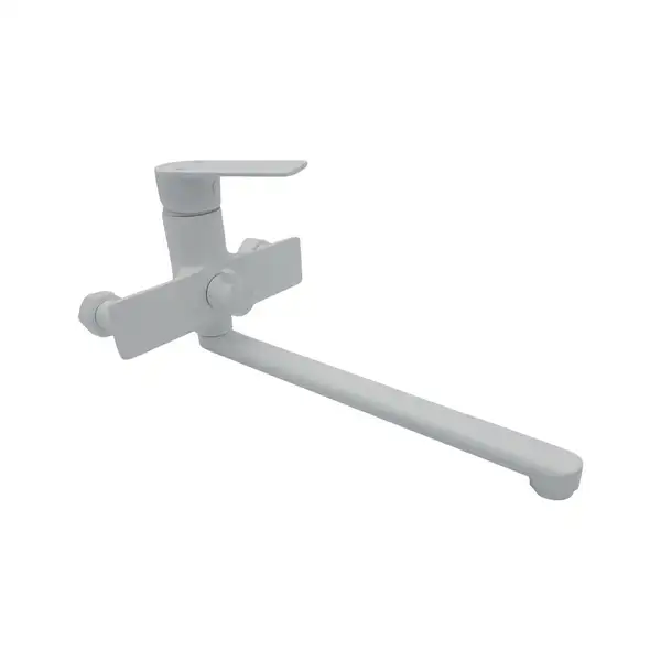 AIM DG01153 змішувач ванни, білий (DG01153) (DG01153 frosted white)