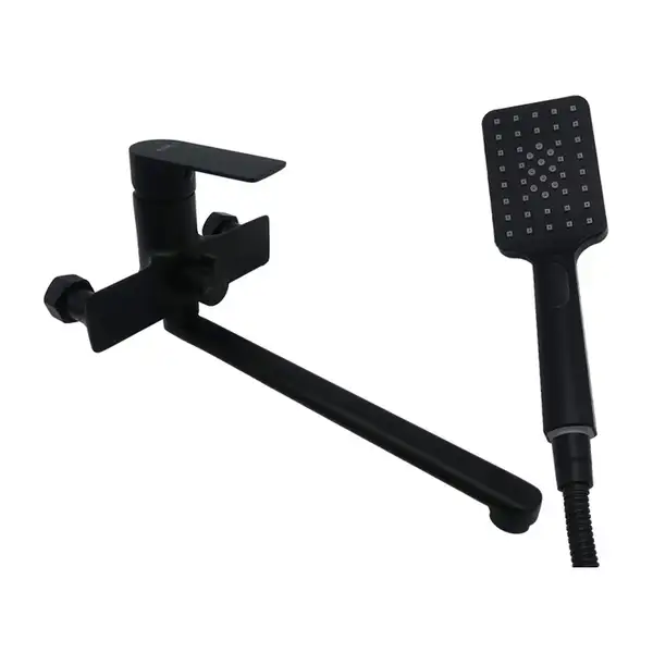 AIM Змішувач для ванни, чорний (DG01153) (DG01153 matte black)