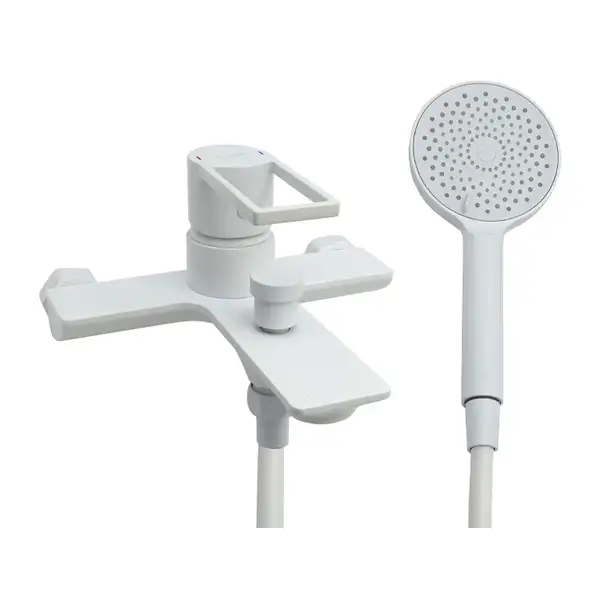 AIM DG06530 Змішувач ванни, білий (DG06530) (DG06530 frosted white)
