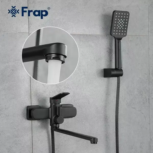 FRAP F2262 змішувач для ванни, чорний (F2262)