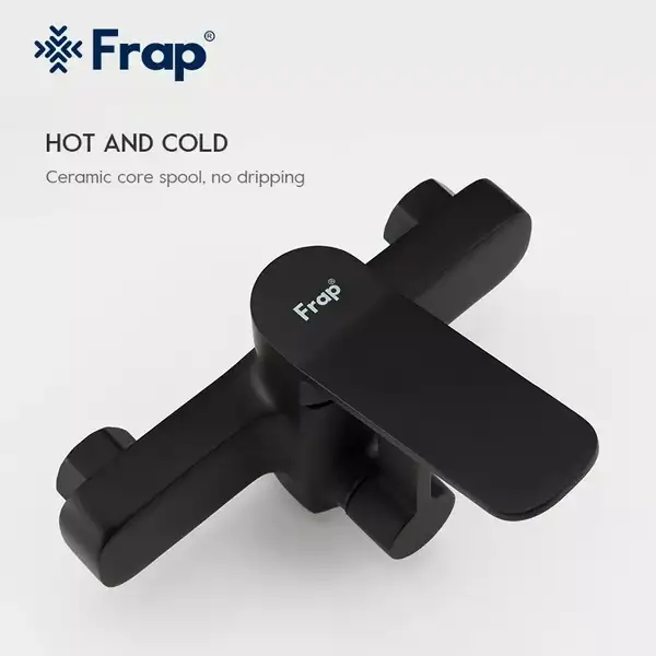 FRAP F2262 змішувач для ванни, чорний (F2262)
